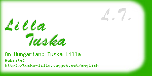 lilla tuska business card